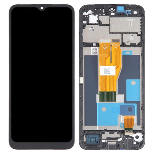 For Realme C33 Grade B LCD Screen and Digitizer Assembly + Frame Replace Part (without Logo) - 1