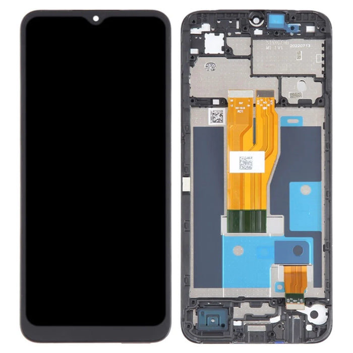 For Realme C33 Grade B LCD Screen and Digitizer Assembly + Frame Replace Part (without Logo) - 1