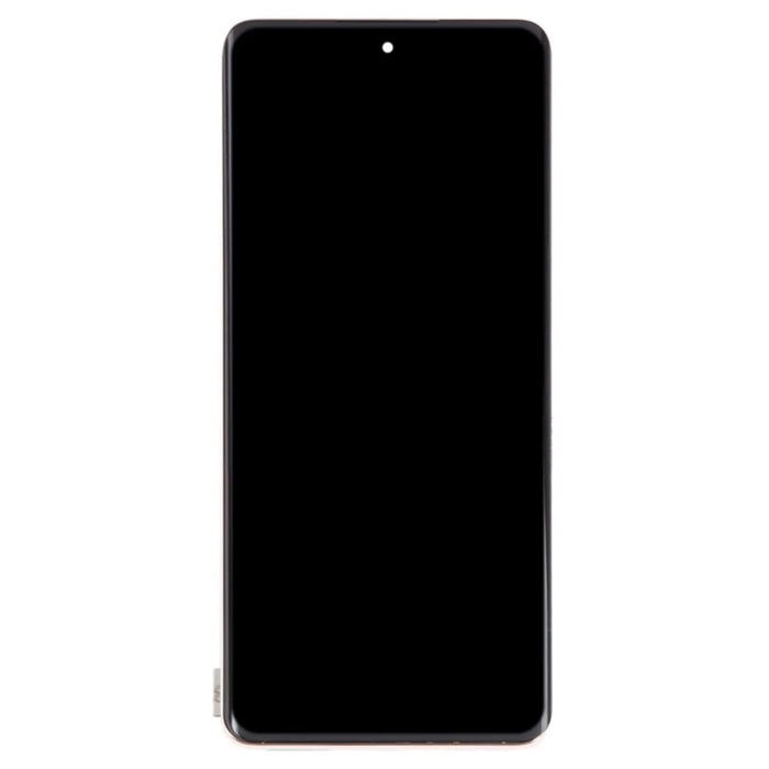 For Oppo Reno9 5G / Reno9 Pro 5G OEM Grade S AMOLED Screen and Digitizer Assembly + Frame Part (without Logo) - Gold - 2