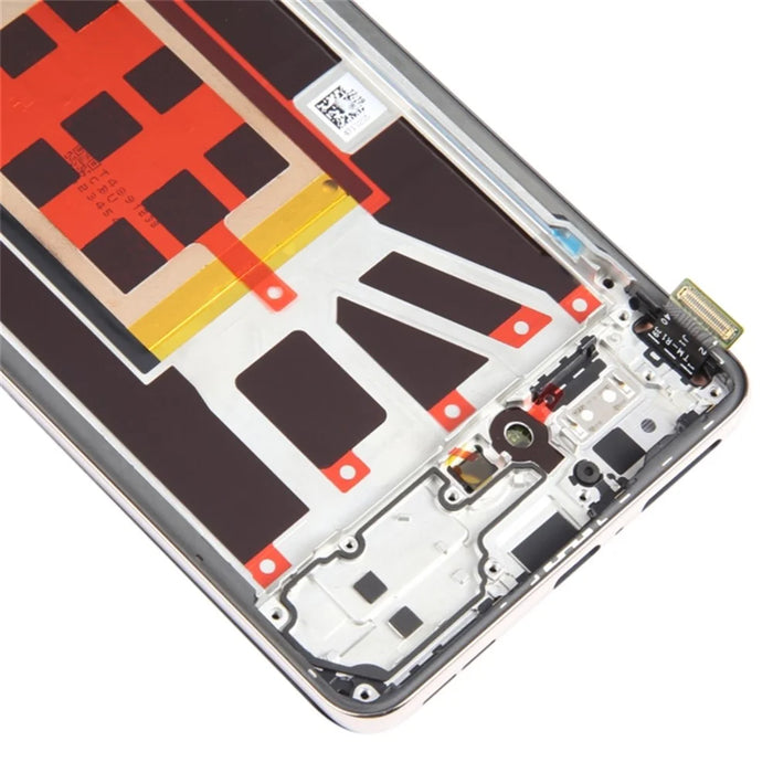 For Oppo Reno9 5G / Reno9 Pro 5G OEM Grade S AMOLED Screen and Digitizer Assembly + Frame Part (without Logo) - Gold - 5