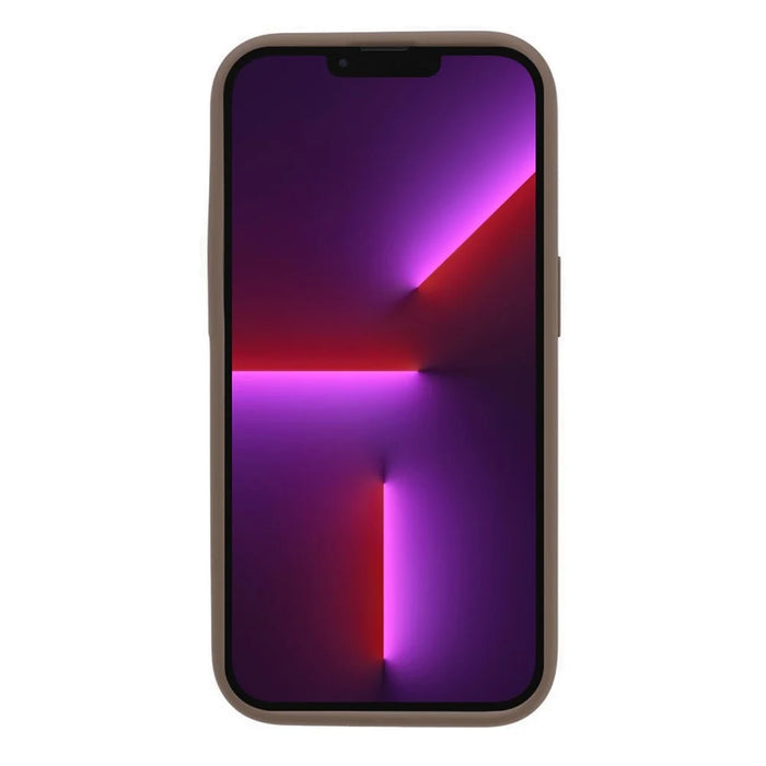 Precise Cutout Phone Case for iPhone 13 Pro 6.1 inch Anti-Scratch Liquid Silicone+PC Phone Cover - Khaki - 2