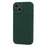 Liquid Silicone+PC Phone Case for iPhone 14 Plus , Anti-scratch Precise Cutout Phone Cover - Army Green - 3