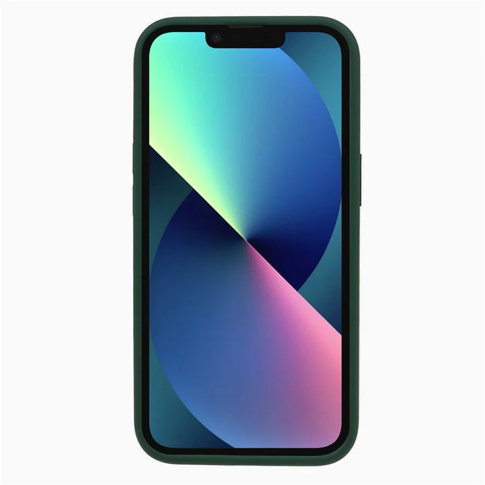 Protective Phone Case for iPhone 13 , Liquid Silicone+PC Precise Cutout Anti-drop Cover - Army Green - 2