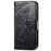 For Samsung Galaxy S23 FE PU Leather Phone Case Butterfly Imprinted Wallet Stand Phone Cover - Black - 5