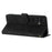 For Samsung Galaxy S23 FE PU Leather Flowers Imprinted Phone Case Shockproof Stand Wallet Cover - Black - 3
