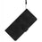 For iPhone 15 Pro Anti-drop Phone Case Flower Imprinted Leather Wallet Stand Cover - Black - 7