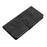 For iPhone 15 Pro Max Flower Imprinted Leather Phone Case Anti-drop Wallet Stand Cover - Black - 5