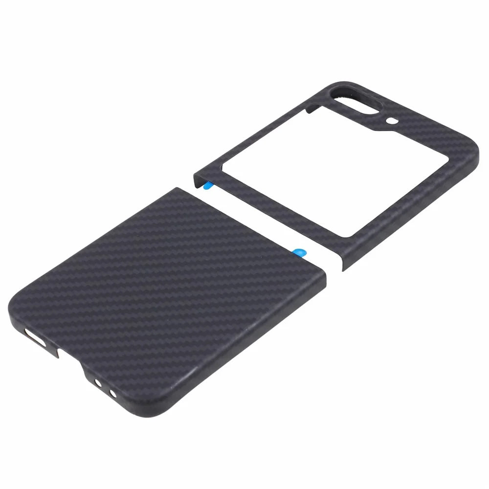 For Samsung Galaxy Z Flip5 5G Aramid Fiber Phone Case 1500D Coarse Texture Protective Phone Cover - 3
