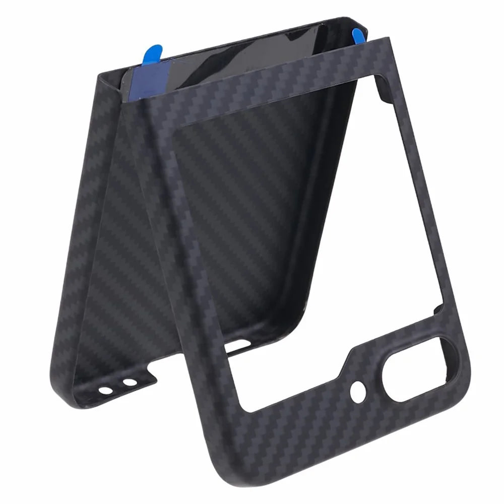 For Samsung Galaxy Z Flip5 5G Aramid Fiber Phone Case 1500D Coarse Texture Protective Phone Cover - 5