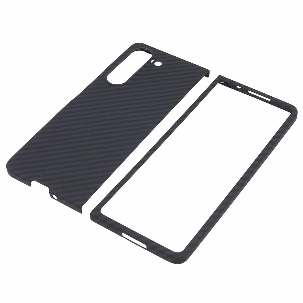 For Samsung Galaxy Z Fold5 5G Case 1500D Coarse Texture Aramid Fiber Folding Phone Case Phone Cover - 6