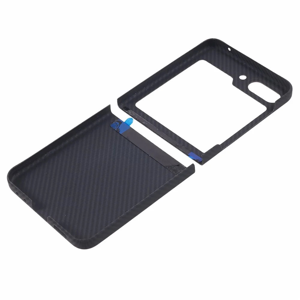 For Samsung Galaxy Z Flip5 5G Case 600D Fine Texture Aramid Fiber Phone Back Cover - 4