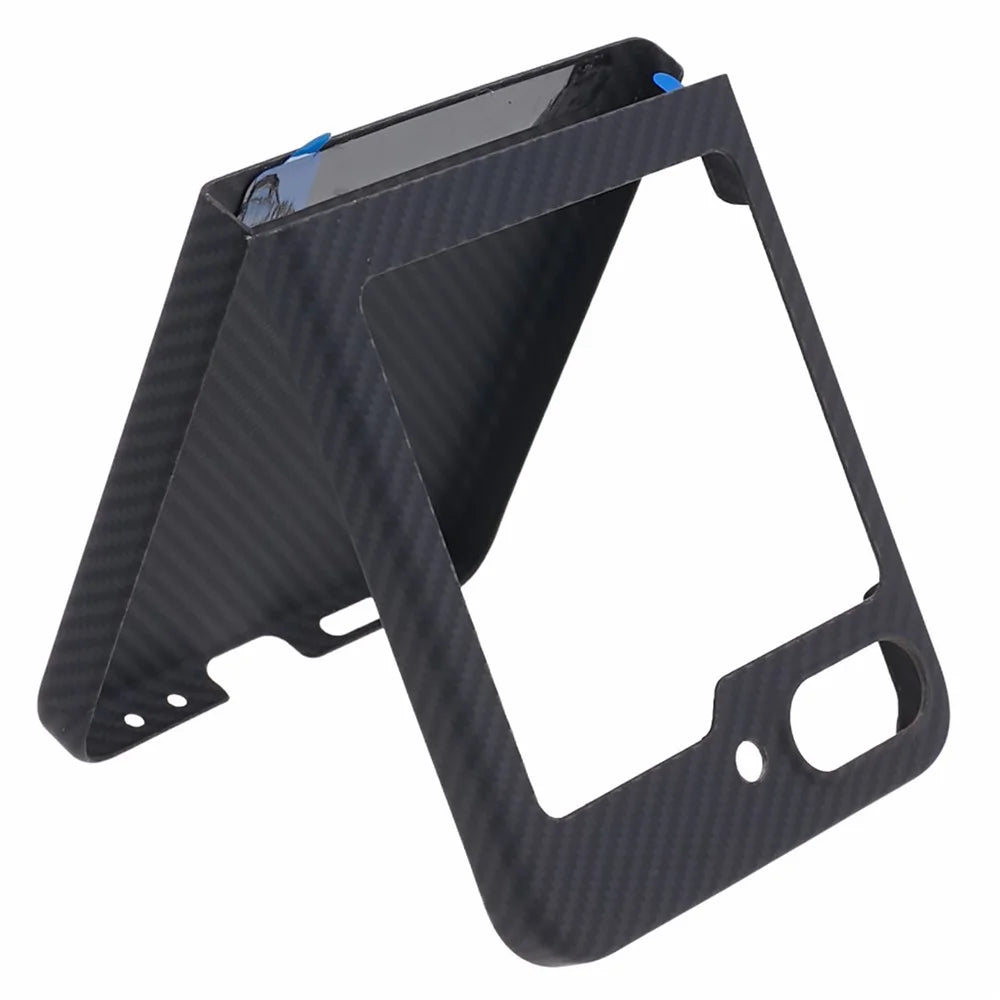 For Samsung Galaxy Z Flip5 5G Case 600D Fine Texture Aramid Fiber Phone Back Cover - 5