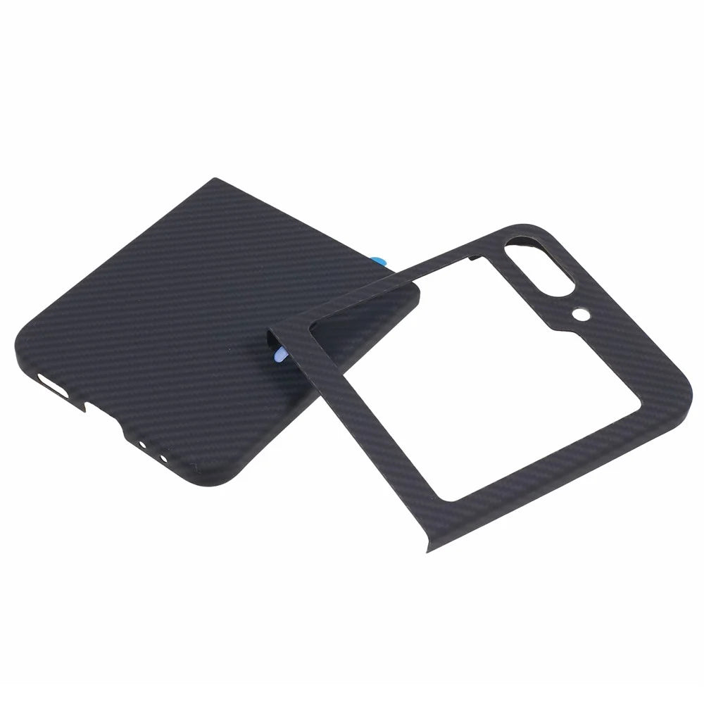 For Samsung Galaxy Z Flip5 5G Case 600D Fine Texture Aramid Fiber Phone Back Cover - 6