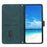 PU Leather Wallet Case for iPhone 15 , Stand Heart Imprinted Protective Phone Cover - Green - 2