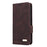 For Samsung Galaxy S23 FE Anti-Scratch PU Leather Wallet Stand Phone Case Hardware Decor Protective Cover - Coffee - 5