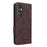 For Samsung Galaxy S23 FE Anti-Scratch PU Leather Wallet Stand Phone Case Hardware Decor Protective Cover - Coffee - 6