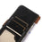 For OnePlus Nord CE3 5G RFID Blocking Wallet Stand Cover Genuine Cow Leather  Anti-drop Phone Case - Black - 6