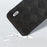 ABEEL For Samsung Galaxy S23 FE Grid Texture Anti-drop Case PU Leather Coated PC+TPU Phone Cover - Black - 3
