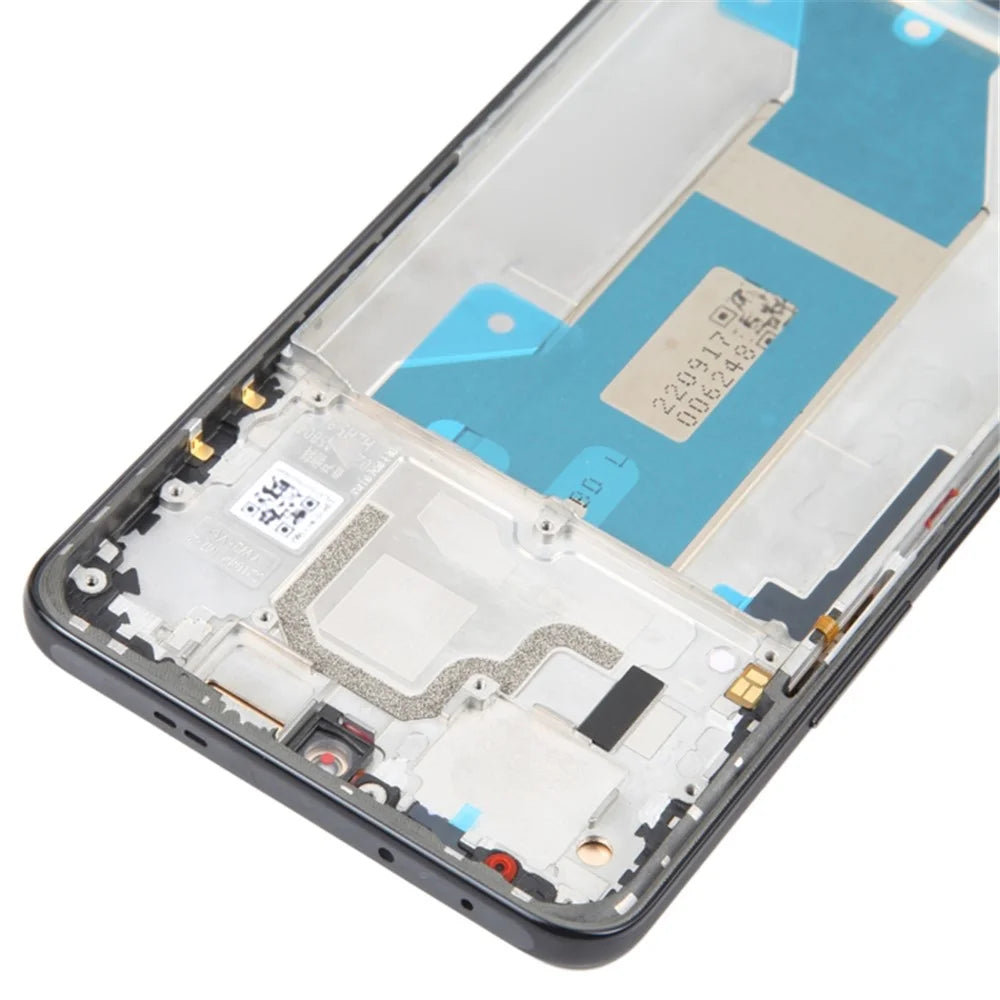 For Xiaomi Redmi K50 / Redmi K50 Pro OEM Grade S AMOLED Screen and Digitizer Assembly + Frame Part (without Logo) - Black - 5