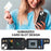 Card Holder Shell for iPhone 15 , Kickstand Case PU Leather Coated TPU Phone Cover with Shoulder Strap - Black - 4