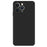 For iPhone 15 Pro Straight Edge Phone Case Fiber Lining Rubberized TPU Back Cover - Black - 1