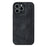 AZNS For iPhone 15 Pro PU Leather Coated TPU Cover Dustproof Shell Imprinted Pattern Phone Case - Black - 1