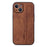 AZNS For iPhone 15 Imprinted Pattern Phone Case PU Leather Coated TPU Phone Back Cover - Brown - 2