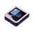 For Samsung Galaxy Z Flip5 5G PU Leather + PC Phone Case Butterfly Pattern Imprinted Shockproof Cover - Purple - 5