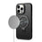 For iPhone 15 Pro Max Hybrid TPU+PC Matte Case Kickstand Cell Phone Cover Compatible with MagSafe - Black - 2