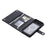VILI GHB Series RFID Blocking Leather Case for Google Pixel 7a Zipper Pocket Phone Cover Magnetic Case - Black - 4