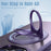 Style-A Acrylic+TPU Phone Case for iPhone 14 Pro Max , Rotating Ring Kickstand Shockproof Cover - Purple - 6