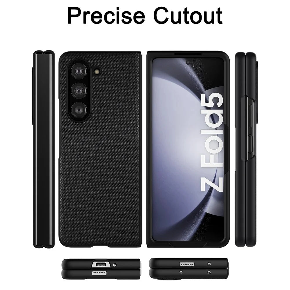 VILI TC Series Phone Case for Samsung Galaxy Z Fold5 5G Anti-Scratch PU+PC+TPU Slim Phone Cover - 6