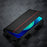 LC.IMEEKE For iPhone 15 Plus Folio Flip Leather Stand Cover Carbon Fiber Texture Wallet Phone Case - Vertical Stripe - 5