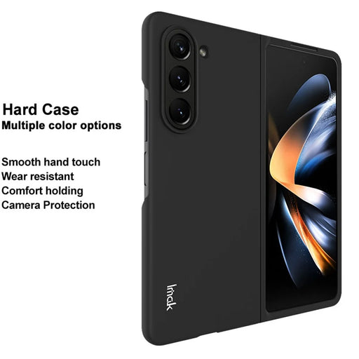 IMAK JS-2 Series For Samsung Galaxy Z Fold5 5G Hard PC Protective Case Anti-scratch Phone Cover - Black - 2