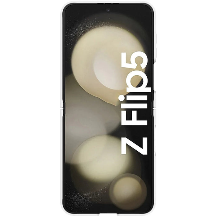 IMAK JS-2 Series For Samsung Galaxy Z Flip5 5G Protective Case Hard PC Anti-drop Phone Cover - White - 6
