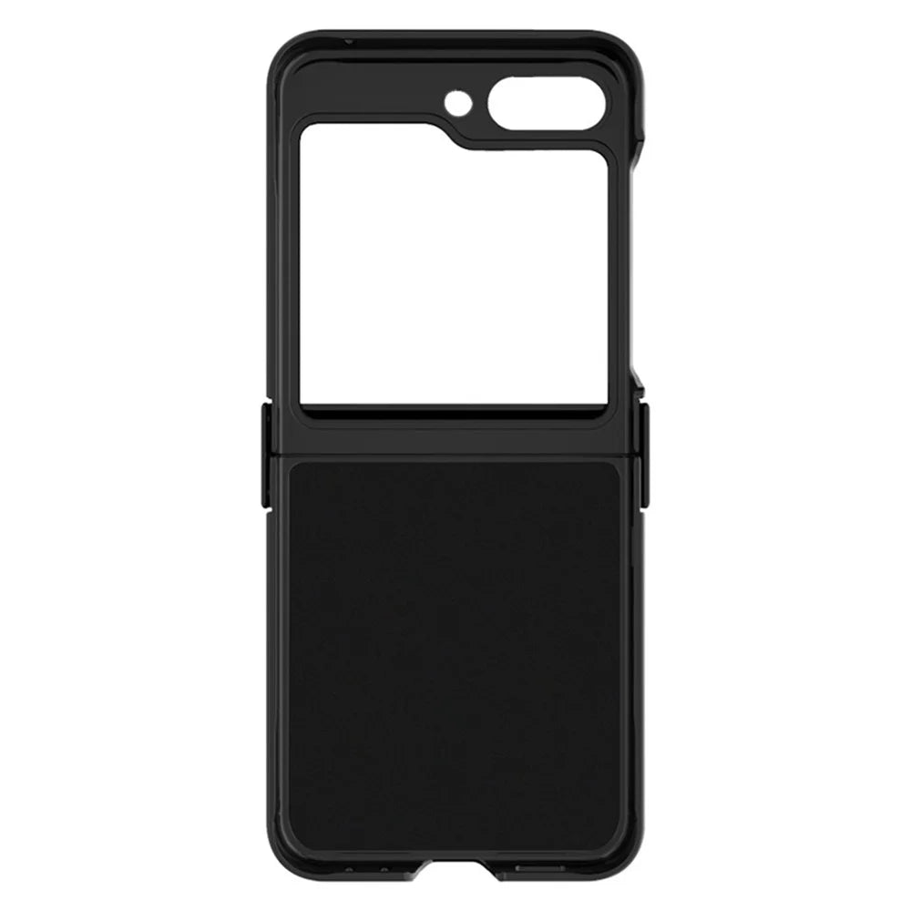 IMAK Ruiyi Series for Samsung Galaxy Z Flip5 5G Phone Cover Carbon Fiber Texture PC + PU Leather Phone Case - 5