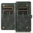 Wallet Phone Case for iPhone 14 Pro Detachable 2-in-1 TPU+PU Leather Shockproof Cover Anti-Drop Phone Case - Green - 3