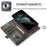 Wallet Phone Case for iPhone 14 Pro Detachable 2-in-1 TPU+PU Leather Shockproof Cover Anti-Drop Phone Case - Green - 4