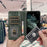Wallet Phone Case for iPhone 14 Pro Detachable 2-in-1 TPU+PU Leather Shockproof Cover Anti-Drop Phone Case - Green - 7
