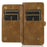 Wallet Phone Case for iPhone 13 mini 5.4 inch Detachable 2-in-1 TPU+PU Leather Flip Cover with Strap - Brown - 4