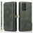 For Samsung Galaxy A33 5G TPU+PU Leather Case Detachable 2-in-1 Protective Wallet Phone Cover with Strap - Green - 1