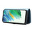 ESEBLE Stand Folio Cover for Samsung Galaxy S23 FE , RFID Blocking Leather Zipper Pocket Wallet Phone Case - Blue - 3