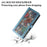 ESEBLE Stand Folio Cover for Samsung Galaxy S23 FE , RFID Blocking Leather Zipper Pocket Wallet Phone Case - Blue - 5