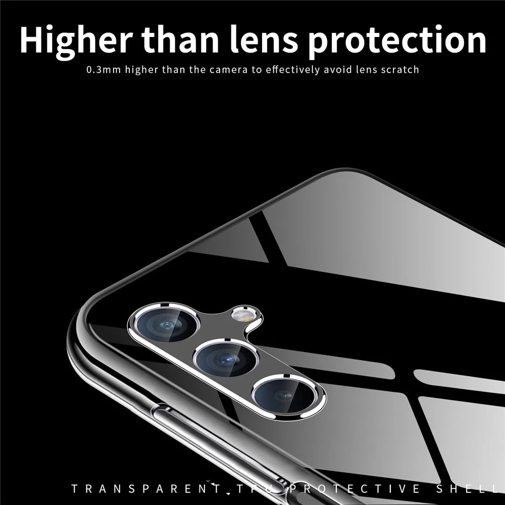 MOFI TPU Phone Case for Samsung Galaxy F34 5G / M34 5G , Anti-scratch Transparent Phone Cover - 6