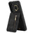 RFID Blocking Kickstand Case for Samsung Galaxy S23 Anti-Drop PU+TPU Phone Cover with Zippered Wallet - Black - 1