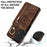 For Samsung Galaxy A33 5G RFID Blocking Kickstand Case Retro PU+TPU Shockproof Wallet Phone Cover - Brown - 7