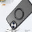 Style-B For iPhone 14 Plus Magnetic Kickstand Cover Acrylic+TPU Phone Case Compatible with MagSafe - Black - 3