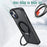 Style-B For iPhone 14 Plus Magnetic Kickstand Cover Acrylic+TPU Phone Case Compatible with MagSafe - Black - 6