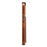 DENIOR Electroplating Phone Case for iPhone 14 Pro Card Holder Kickstand Waxy Genuine Cow Leather Coated TPU+PC Cover - Brown - 7