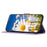 Flower Pattern Printing Leather Case for iPhone 15 , Card Holder Stand Phone Cover - Light Purple - 3